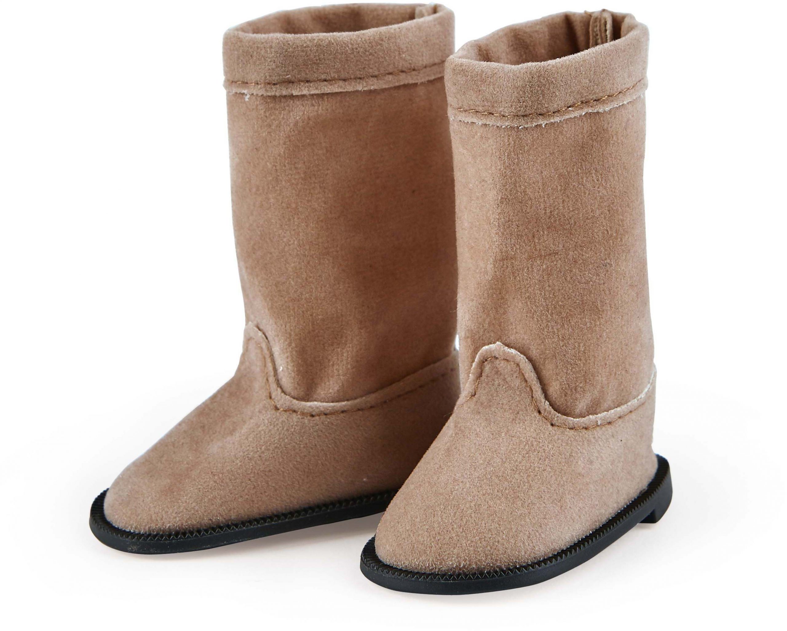 Boots beige Velour für Puppen 41 cm Käthe Kruse