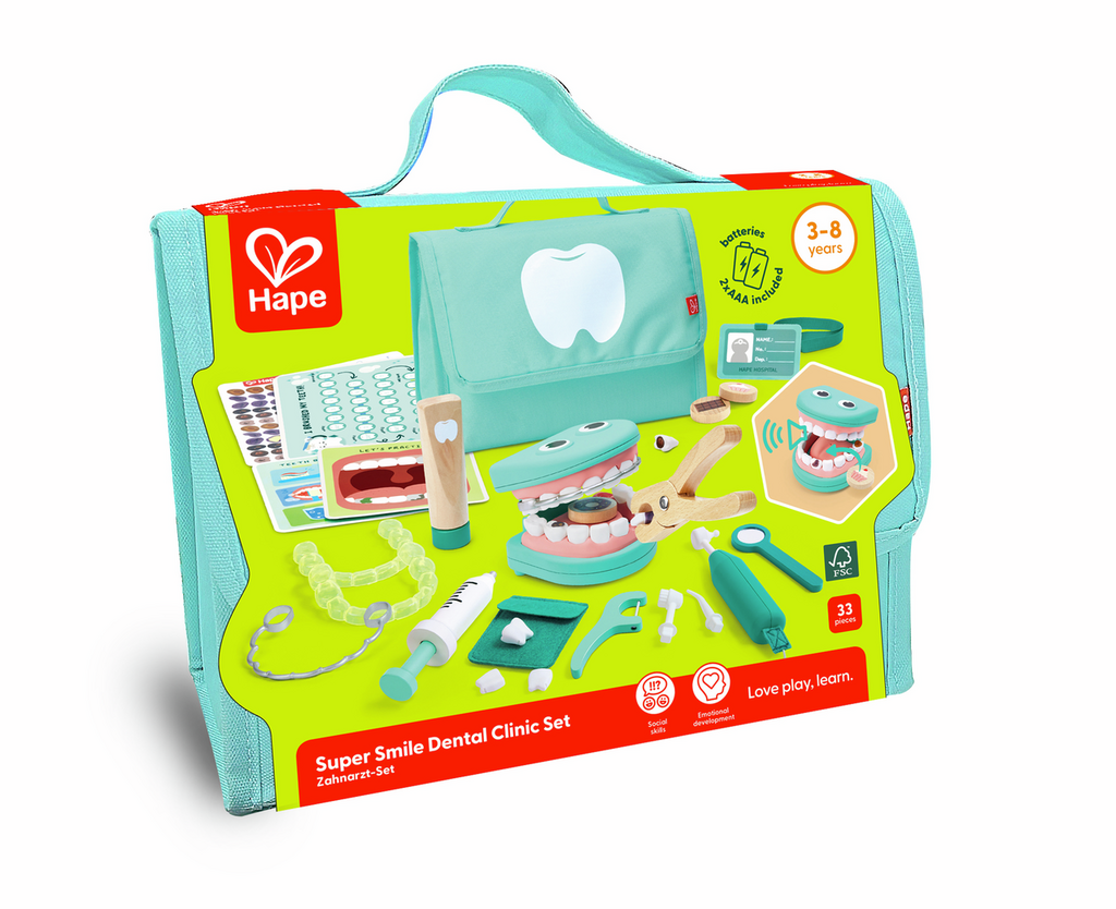 Zahnarzt-Set von Hape Neu