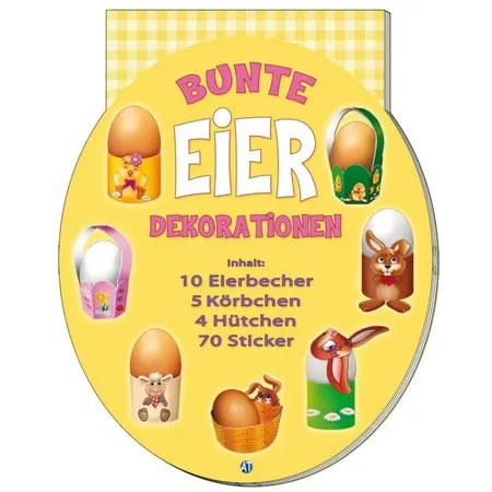 Bunte Eier Dekorationen B03933