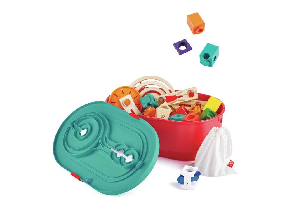 Quadrilla Baukasten Behälter Set E6027 v. Hape