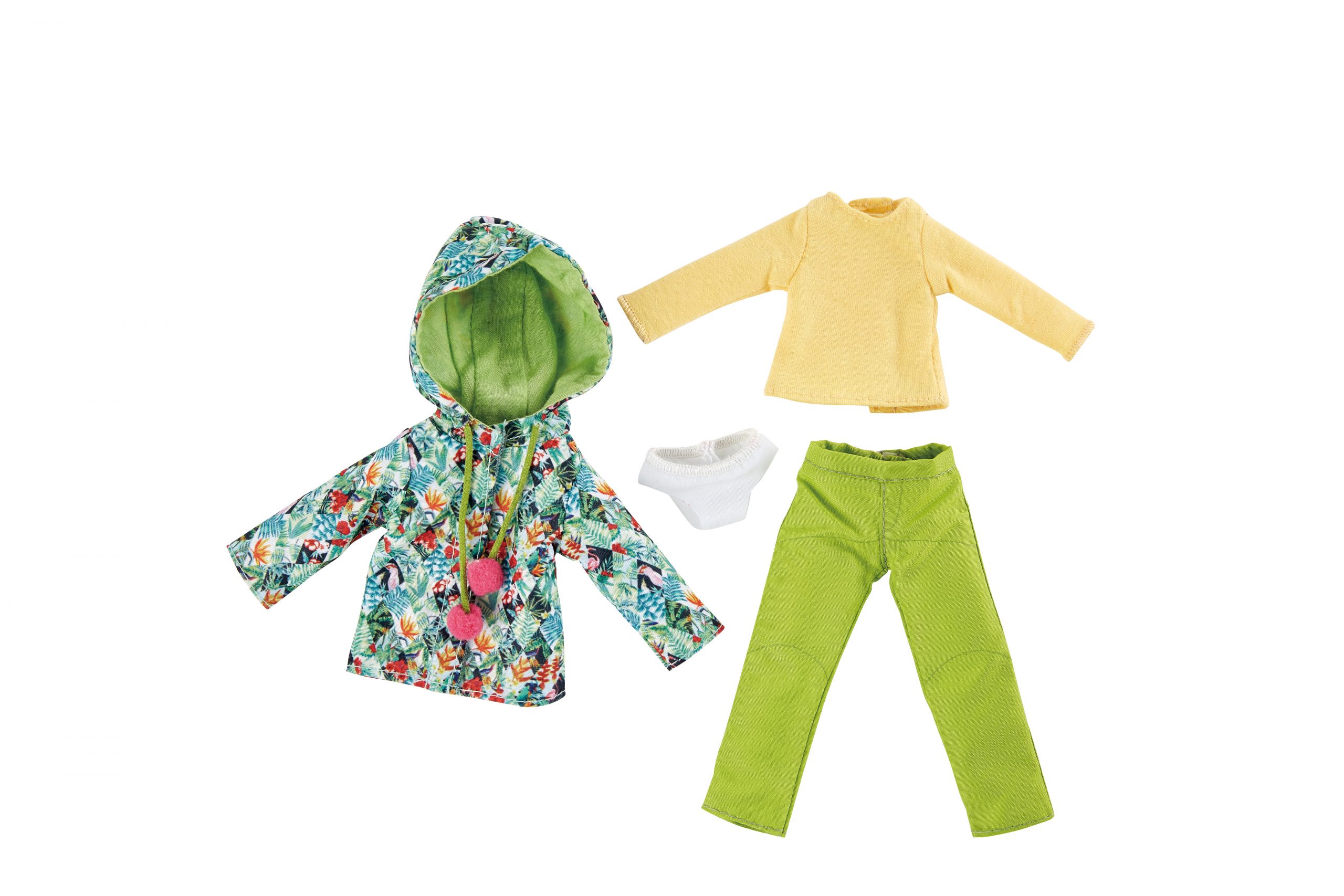 Kruselings "Tropischer Winter" Outfit