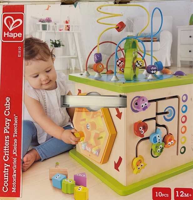 Motorikwürfel Kleine Tierchen E1810 v. Hape