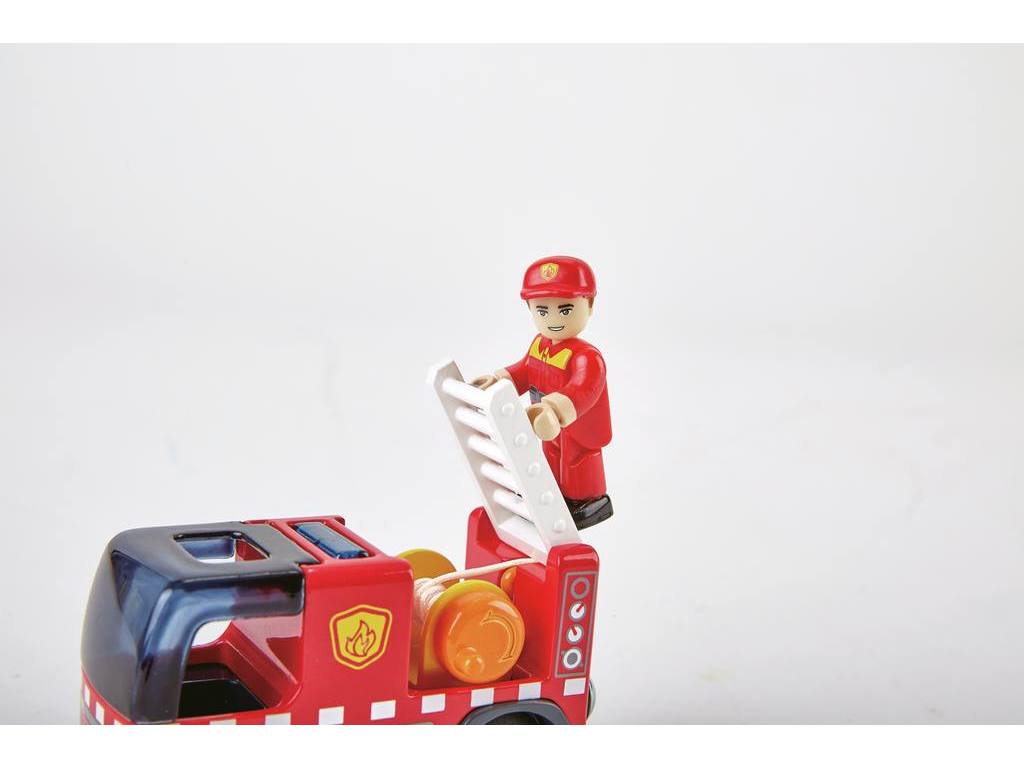 Feuerwehrauto mit Sirene E3737 von Hape