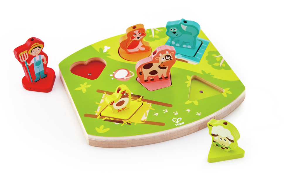 Bauernhof-Geräusche Puzzle von Hape E1614