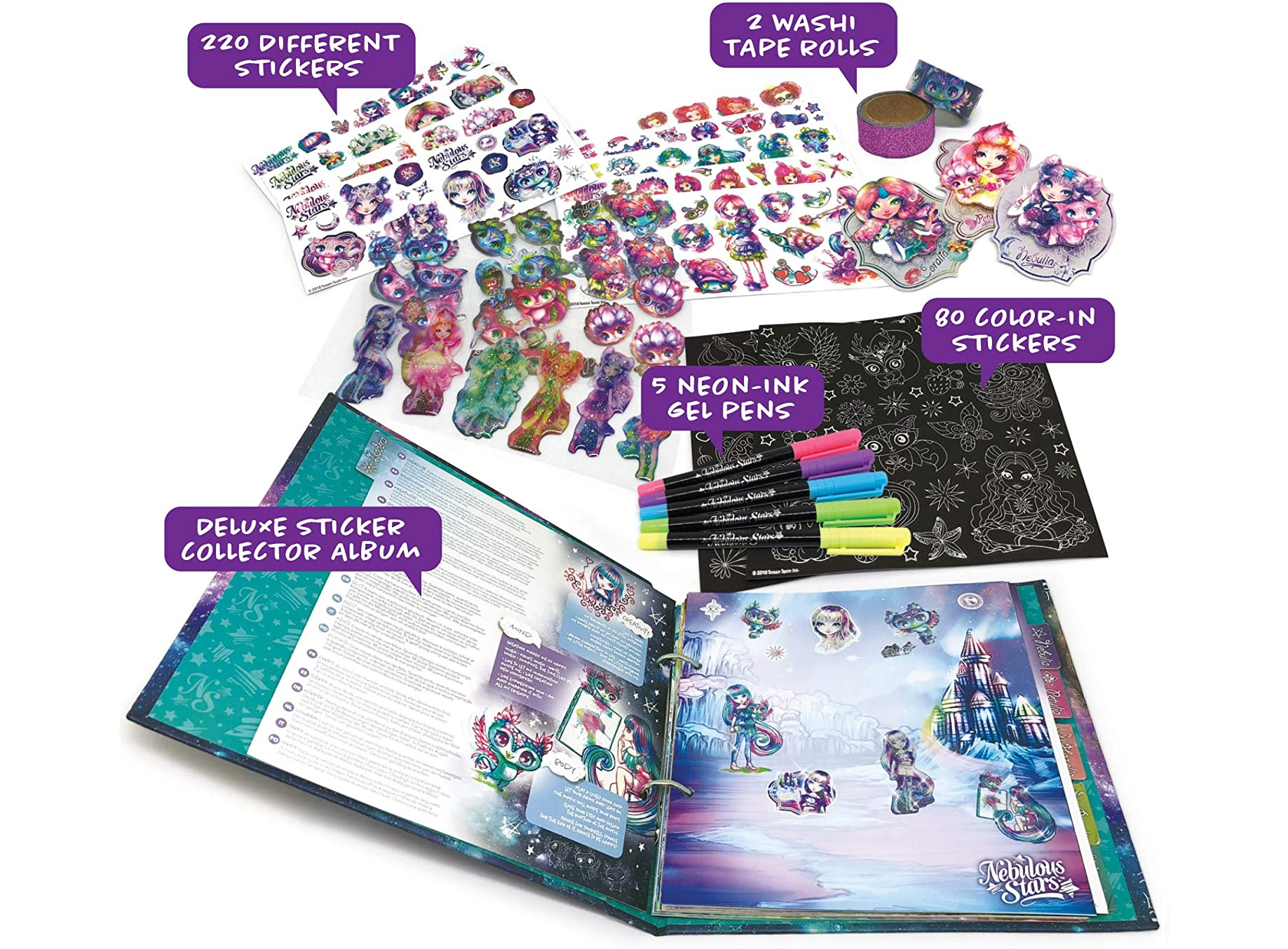 Nebulous Stars Deluxe Sticker Kollektion