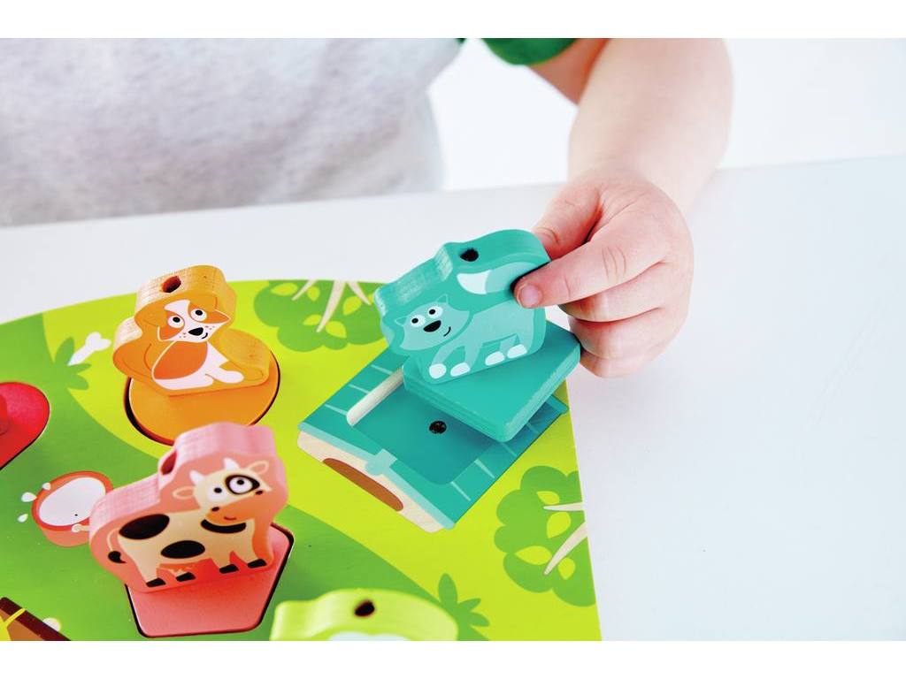 Bauernhof-Geräusche Puzzle von Hape E1614