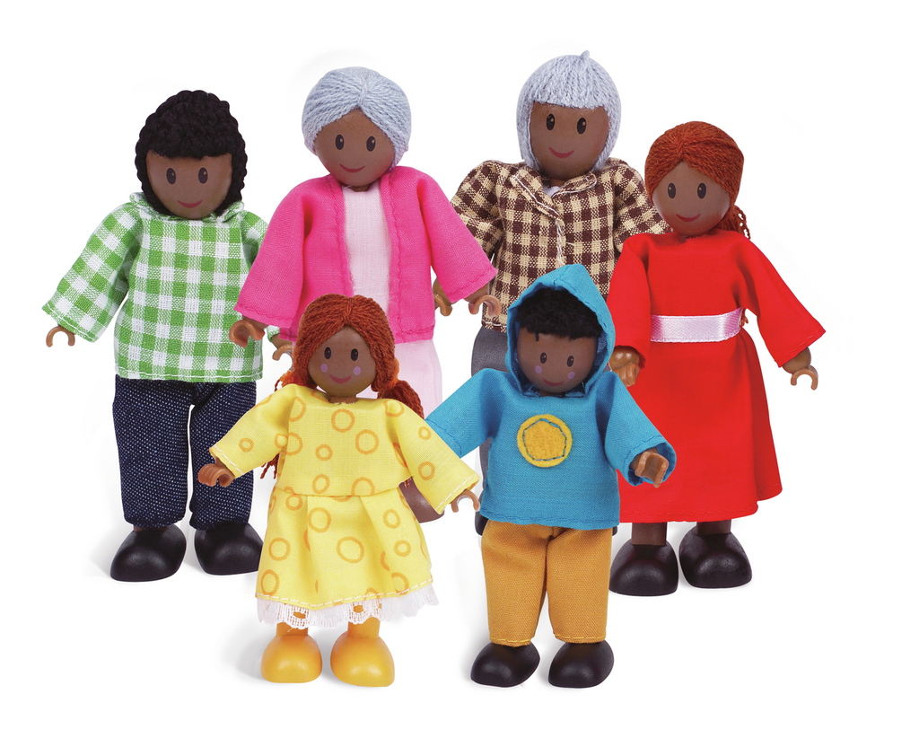 Puppenfamilie- helle Hautfarbe Hape E3501