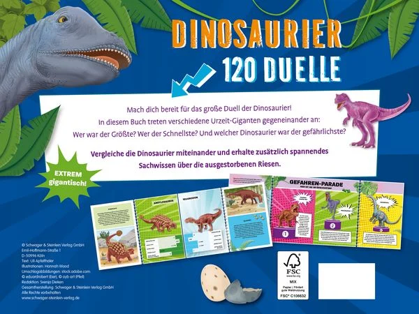 Dinosaurier 120 Duelle