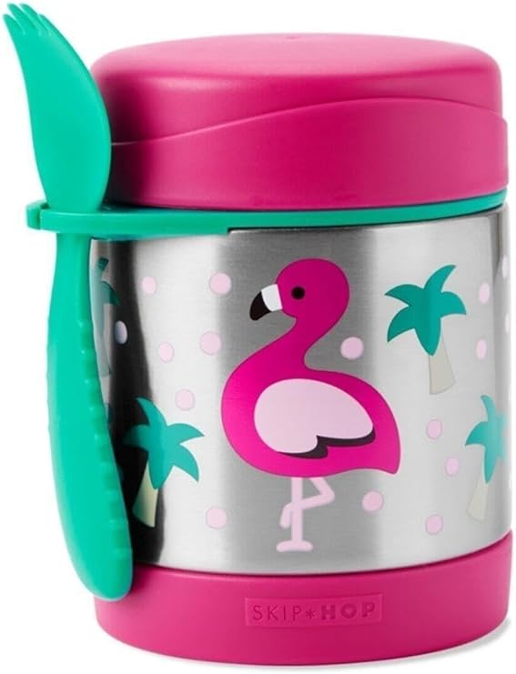 Skip Hop Zoo Edelstahl Warmhaltebox Flamingo