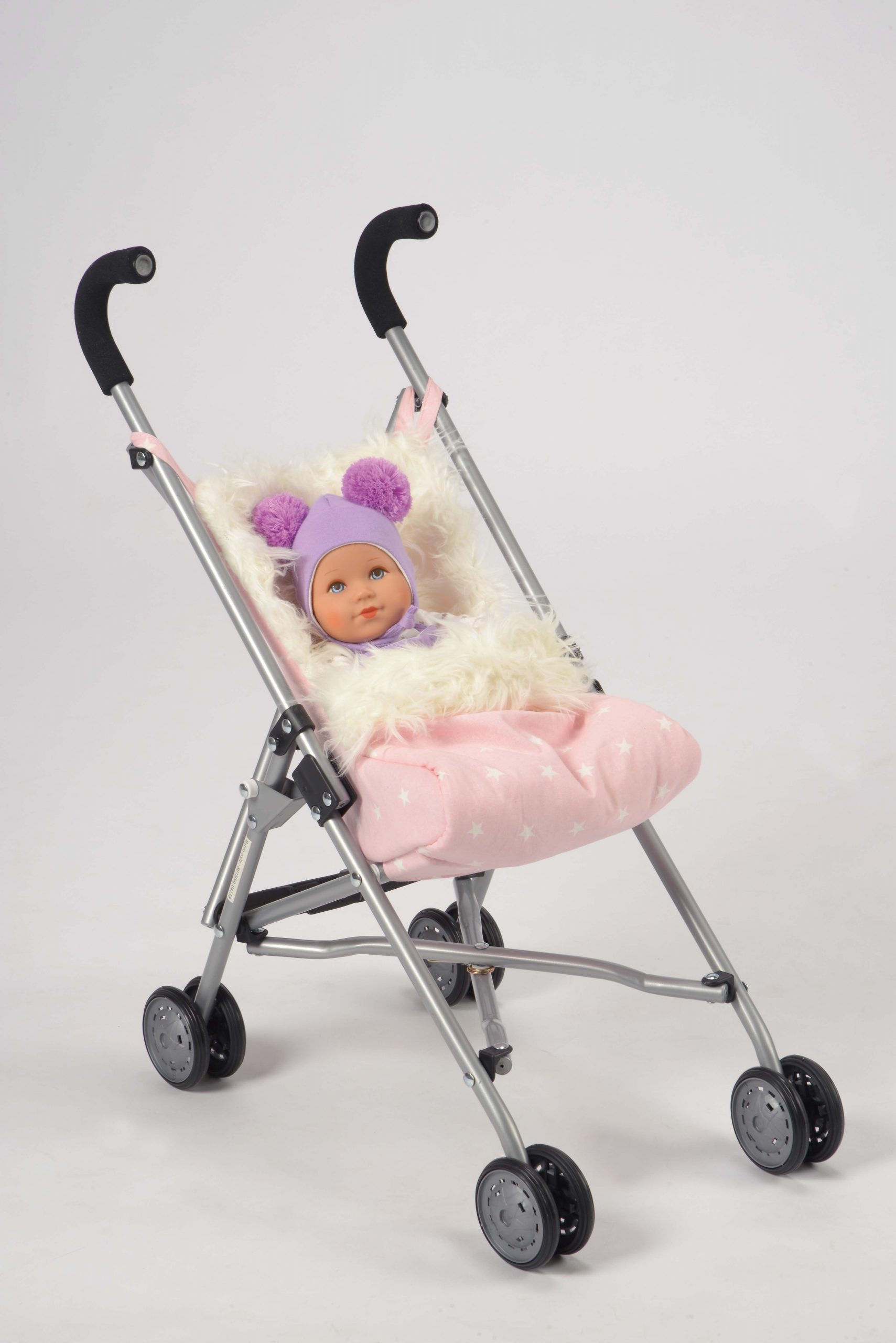 Buggy pink mit Fellsack