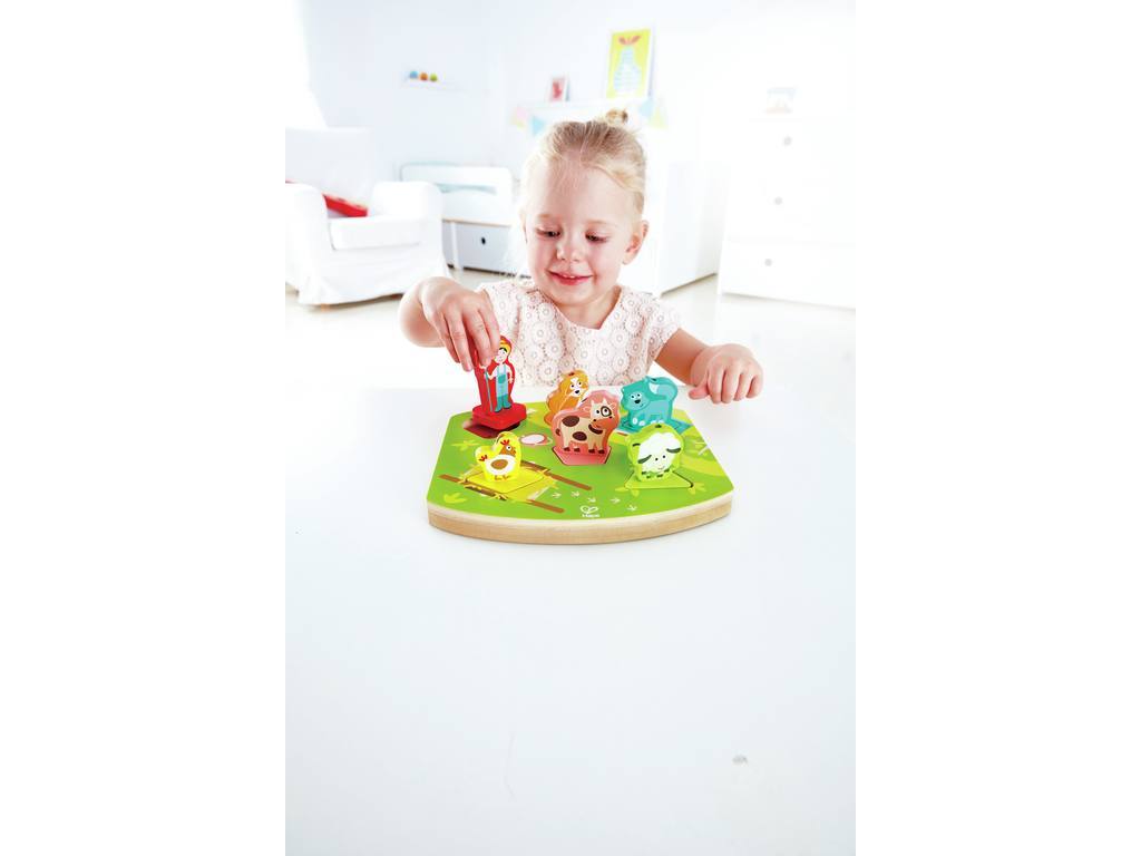 Bauernhof-Geräusche Puzzle von Hape E1614