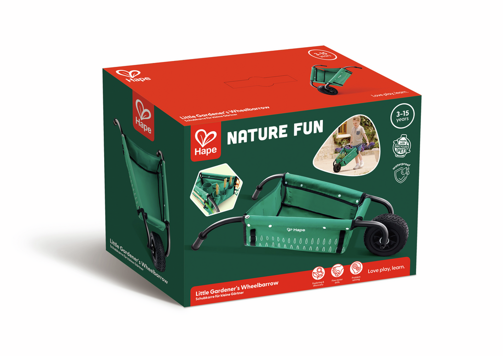 Schubkarre für kleine Gärtner v. Hape Neu