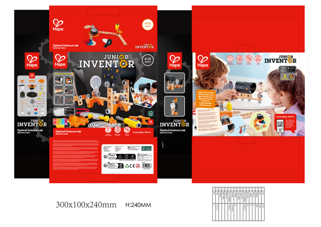 Optisches Labor von Hape