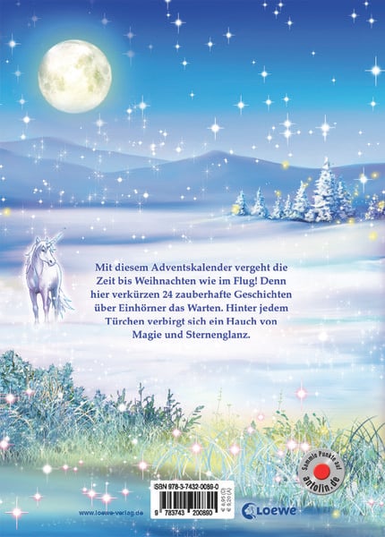 Mein Adventskalender mit 24 Einhorngeschichten