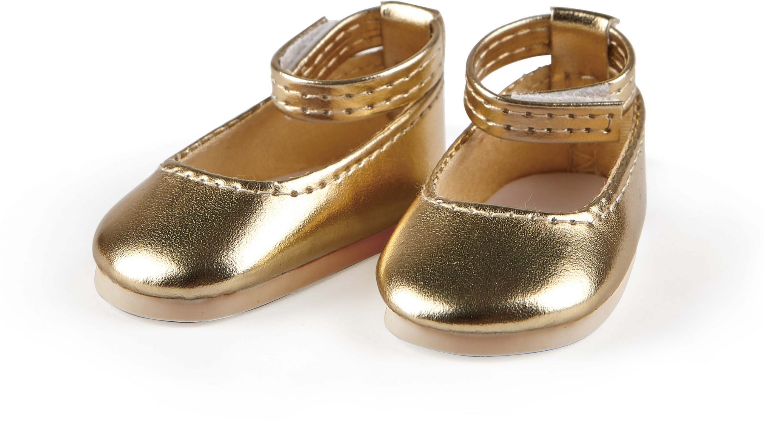 Ballerinas gold für 39-41 cm Puppe v. Käthe Kruse