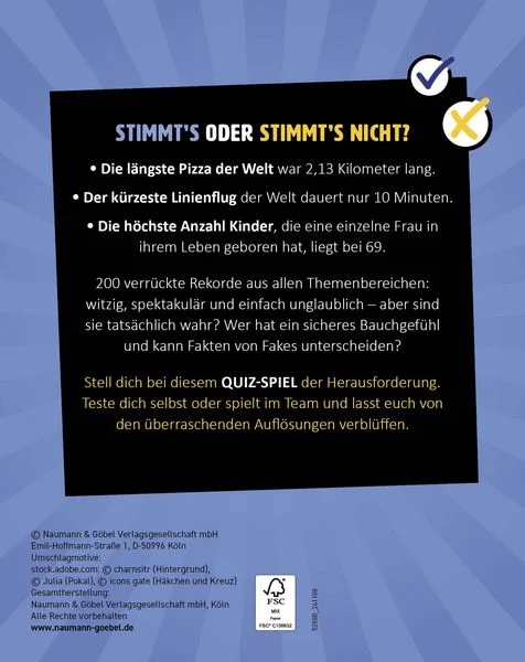 Wahr oder Nicht  Das Quiz-Spiel