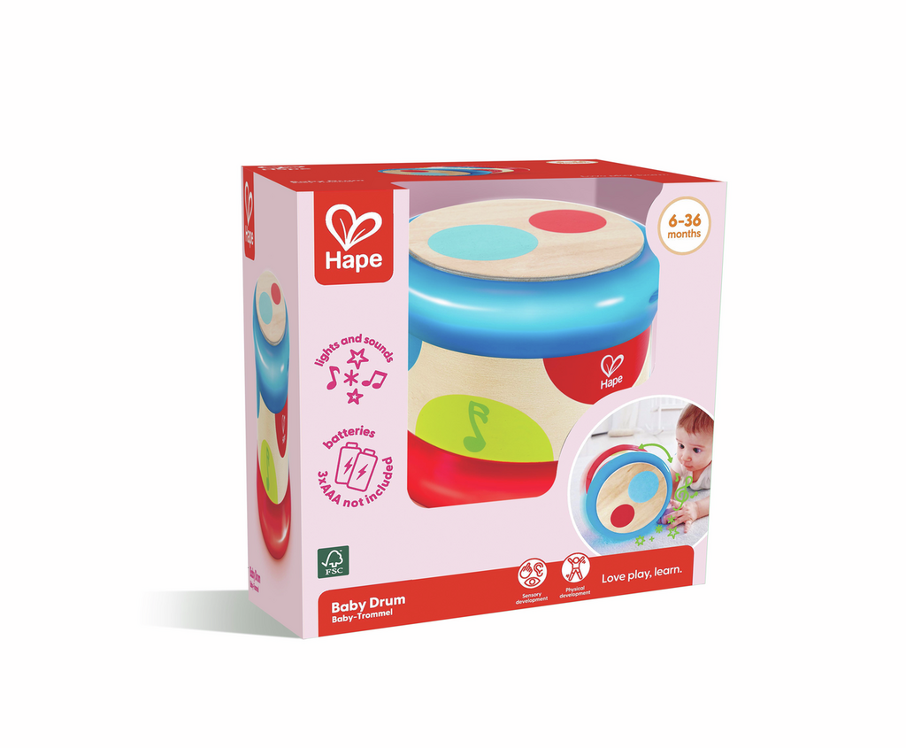 Baby - Trommel zum Krabbeln E0333 v. Hape